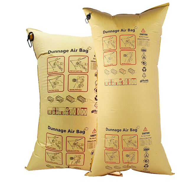 Qese e qëndrueshme Dunnage Baganta e Inflatable Dunnage Shmangni Transportin Dëmtimi i Transportit Valvula Inflatable Dunnage Air Bag 0810